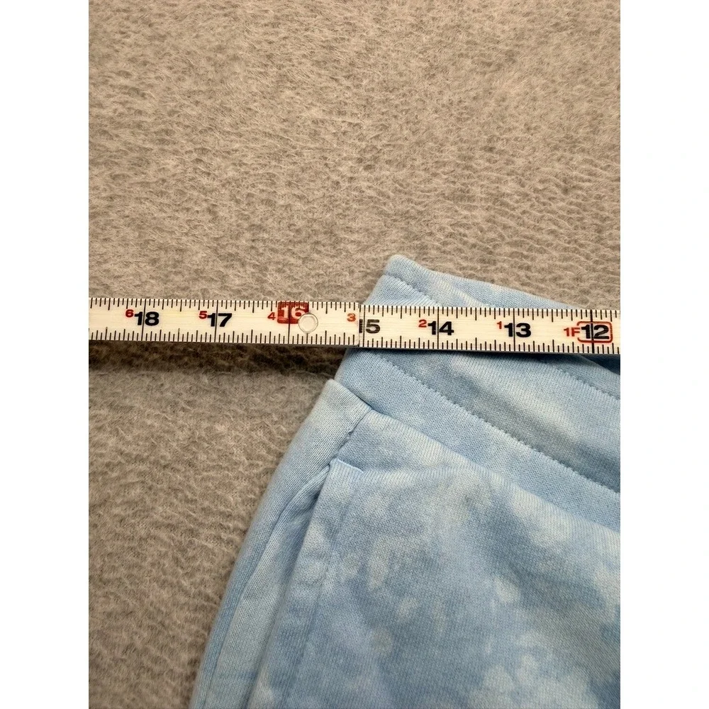 Jordan Mens Tie Dye Fleece Shorts Light Blue White Wings Logo CZ0850-434
